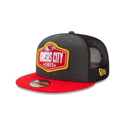 Sapca New Era Kansas City Chiefs NFL NFL Draft 9FIFTY Snapback - Gri